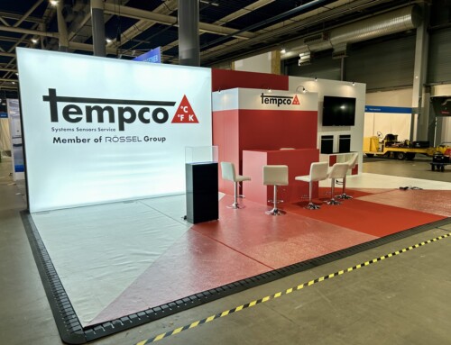 Beursstand Tempco Sensors op de WoTS Beurs